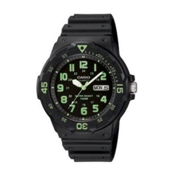 Casio Analog MRW-200H-3BV Men's Watch - Black/Green  