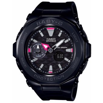 CASIO BABY-G Beach Glamping Series Womens Black Resin Strap BGA-225G-1A - intl  