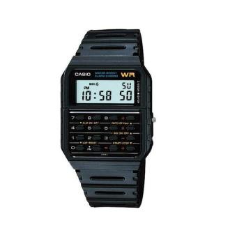 Casio Calculator Watch - Jam Tangan Unisex - Strap Karet - Hitam - CA  
