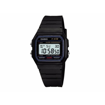Casio F-91W-3SDG Men's Black Silicone Watch - intl  