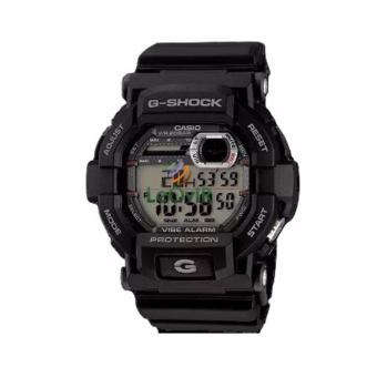 Casio G-Shock GD-350-1A - Jam Tangan pria - Black - Strap Resin  