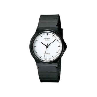 Casio - Jam Tangan Wanita - Hitam - Strap Karet - MQ-24-7ELDF  