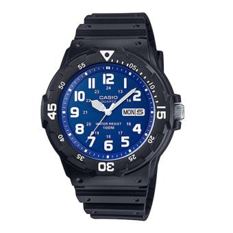 Casio MRW-200H-2B2V - Jam Tangan Pria - Hitam - Resin Band  