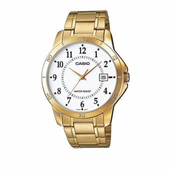 Casio MTP-V004G-7BUDF Jam Tangan Pria - Gold  