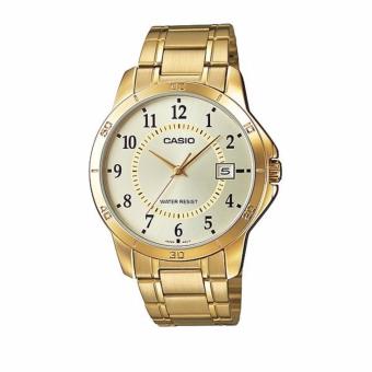 Casio MTP-V004G-9BUDF Jam Tangan Pria - Gold  