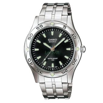 Casio Standard MTP-1243D-1AV - Jam Tangan Pria - Silver - Strap Stainless Steel - LM  