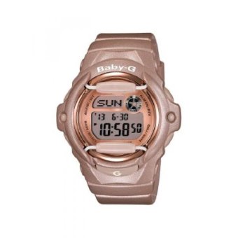 Casio Womens BG169G-4 Baby G Pink Champagne Watch - intl  