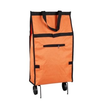 cemerlang foldable trolley bag 2 wheels tas belanja cemerlang foldable trolley bag 2 wheels tas belanja