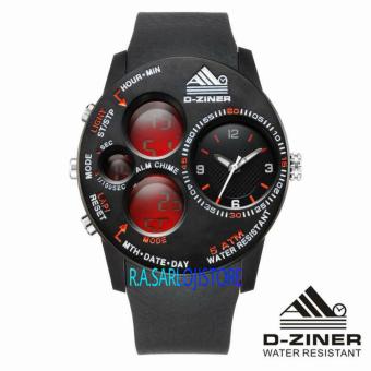 D-ziner - Dual Time - R.a.s Arloji Store - DZ8188D4 - Jam tangan Pria  