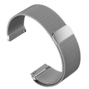 Fashion Portable Replacement Watchband Stainless Steel Watch Band Strap for Samsung Gear S3 Classic Frontier Model Smart Watch Sliver - intl  