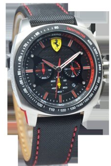 Ferrari - Jam Tangan Pria - Hitam - Kulit - 0830166  