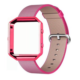Fitbit Blaze Bands Nylon Replacement Strap Frame for Fitbit Blaze Smart Fitness Watch - intl  