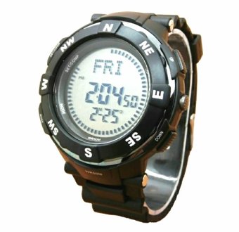 Fortuner FR-C653 - White Men's Watches - Compas Digital - Rubber Strap  