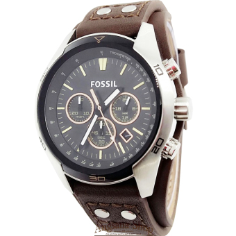 Fossil Ch2891 - Jam Tangan Fashion Pria Elegant Classic- Chronograph - Fiture Analog - Date - Leather (Brown - black )  