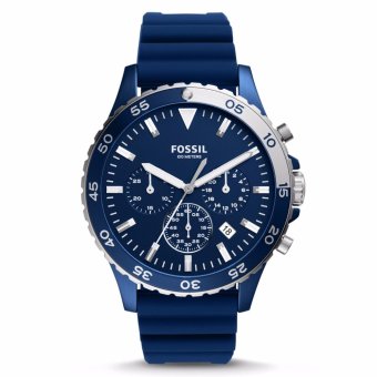 Fossil Crewmaster Sport Chronograph Blue Silicone Watch, CH 3054  