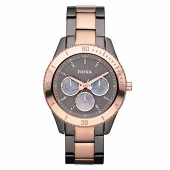 Fossil Stella Stainless Steel Watch - Smoke and Rose, ES 3030  