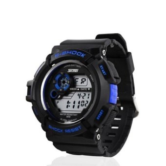 G Style Digital Watch Shock military army Watch water resistantDate Calendar LED Sports Watches (Blue) - intl  