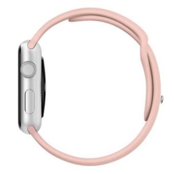 GAKTAI Replacement Sport Silicone Bracelet Band Strap For Apple Watch iwatch 42MM - Pink - intl  