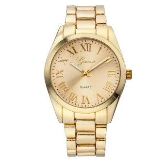 Geneva 8278 Women's Watches Fashion Steel Alloy Watch - Gold - intl  