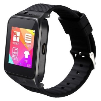 GV09 1.54" Smart Watch with built-in Camera SIM slot Smart Watch (Black)  