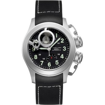 Hamilton Khaki Navy Frogman H77746333 - Jam Tangan Pria - Hitam  