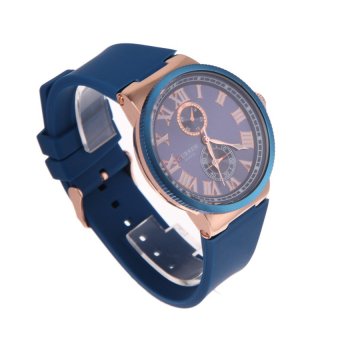HKS Men Silica gel Watchband Sport Watch Blue  