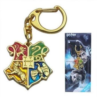 Hogwarts Wizarding World of Harry Potter Logo Metal Vouge Key Ring Gift - intl  