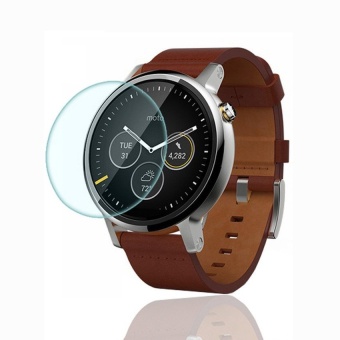 HUADE Tempered Glass LCD Screen Protector Film for Motorola Moto 360 2nd 46mm Clear - intl  