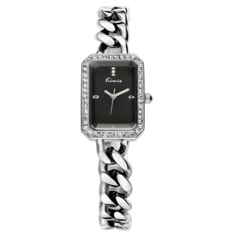 chechang KIMIO fashion casual fashion trends hot new watch quartz watch female fashion female form 6029S (black) - intl