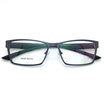 JER FASHION klasik Super kacamata bingkai kacamata persegi cahaya miopia besar kacamata Optik kacamata biru