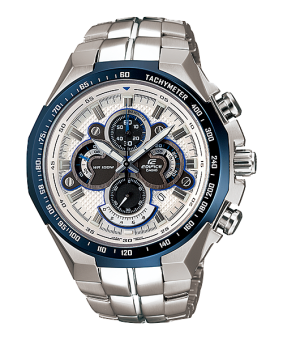 Casio Edifice EF-554D-7AVDF Blue Dial Chronograph Men's Wrist Watch