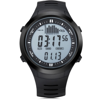Spovan SPV709 Multifuctional Outdoors Sports Military Digital Watch Altimeter Fishing Barometer Watches Water Resistant (Black) - intl