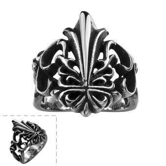 R132-8 Stylish wholesale various styles 316L stainless steel punk ring - intl