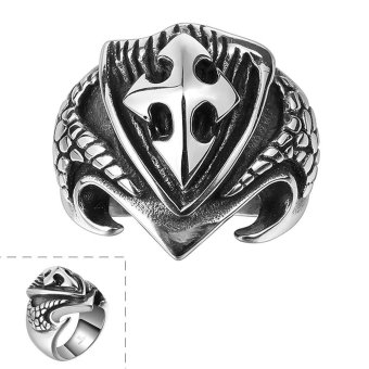R147-8 Stylish wholesale various styles 316L stainless steel punk ring - intl