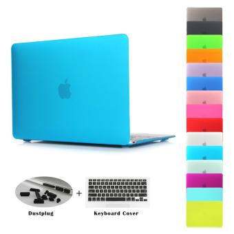 JUSHENG® Pro 13 Retina A1706/A1708 3in1 MacBook Matting Plastic Hard Case with keyboard cover + Dust Plug for Newest Macbook Pro 13 Inch with Retina Display No CD-ROM (A1706/A1708, Oct 2016) - intl