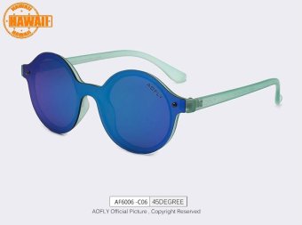 Hawaii Fashion Round Sunglasses Original Brand Sunglasses Classic Retro Shades Brand Design Coating Mirror Glasses UV400 - intl