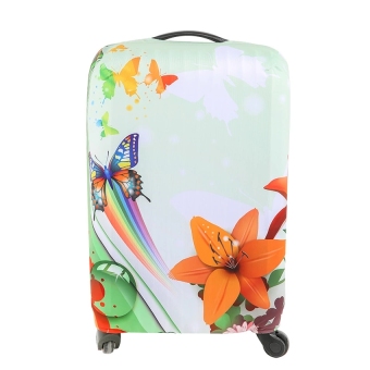 FLORA Stretchable Elasticy 18-20 inch Waterproof Travel Luggage Suitcase Protective Cover- Butterfly