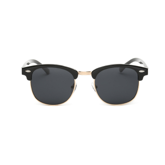 Sunglasses Polarized Men Mirror Square Sun Glasses Black Color Brand Design