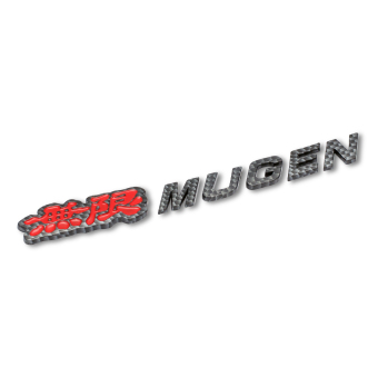 Klikoto Emblem Mobil Variasi Tulisan Mugen - Carbon