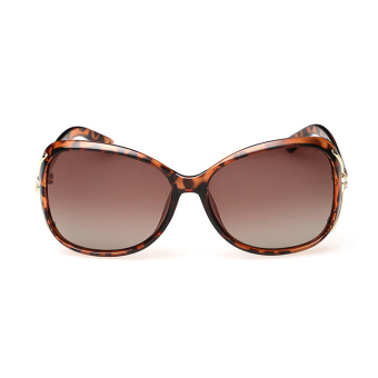 Sunglasses Women Polarized Butterfly Sun Glasses Brown Color Brand Design