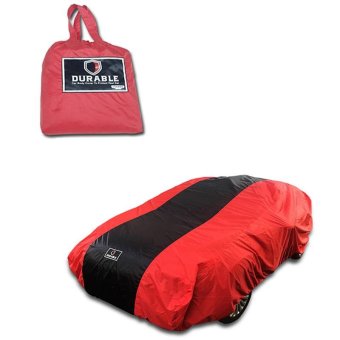 Honda Brio \"Durable Premium\" Wp Car Body Cover / Tutup Mobil / Selimut Mobil Red Black