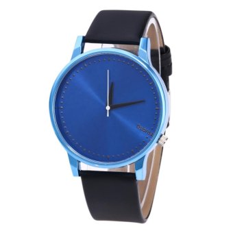 Fashion Lover's Casual Luxury Watch Leather Band Quartz Wrist Business Watch - intl