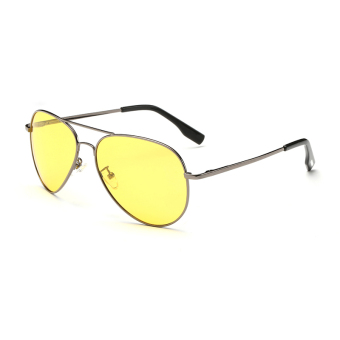 Women's Eyewear Sunglasses Women Aviator Sun Glasses Yellow Color Brand Design