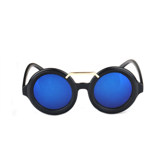 Sunglasses Women Round Sun Glasses Blue Color Brand Design