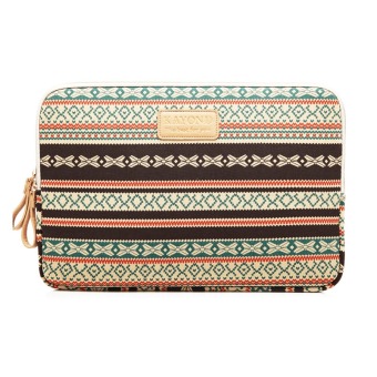 kayond Bohemian Style Canvas Fabric Water-resistant 8-17 Inch laptop / Notebook Computer / MacBook / Macbook Air/MacBook Pro Sleeve Case Bag Cover,14 inch - Intl