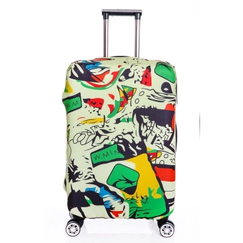 FLORA Stretchable Elasticy 18-20 inch Waterproof Travel Luggage Suitcase Protective Cover- Graffiti