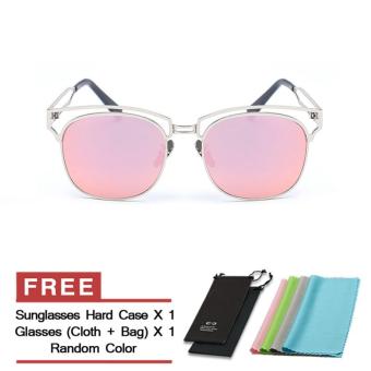 Women's Eyewear Sunglasses Women Sun Glasses Pink Color Brand Design (Intl)