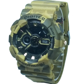 Digitec DG4322 Dual Time Jam Tangan Pria Kuning