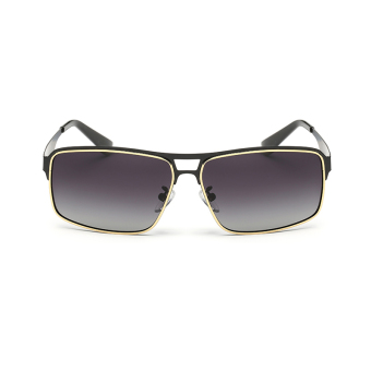 Mbulon Women Sunglasses Polarized Mirror Rectangle Sun Glasses Grey Black Color Brand Design (Intl)