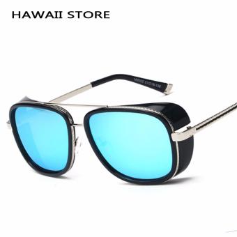 IRON MAN 3 Matsuda TONY Steampunk Sunglasses Men Mirrored Designer Brand Glasses Vintage Sun glasses - intl